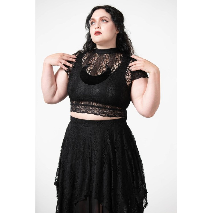 Moon Rays Lace Crop Top
