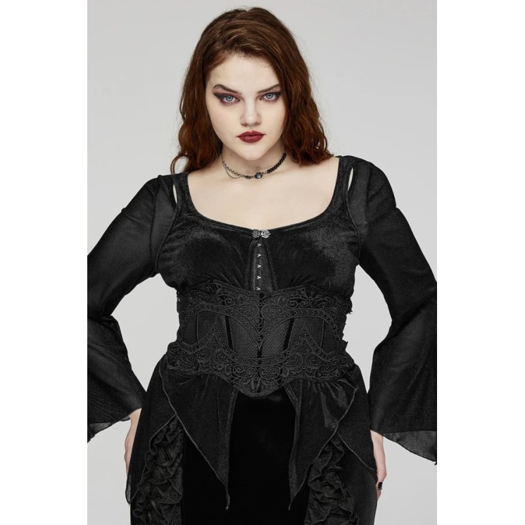 Elegant Lace Applique Cincher Corset