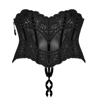 Elegant Lace Applique Cincher Corset