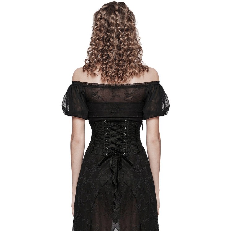 Elegant Lace Applique Cincher Corset