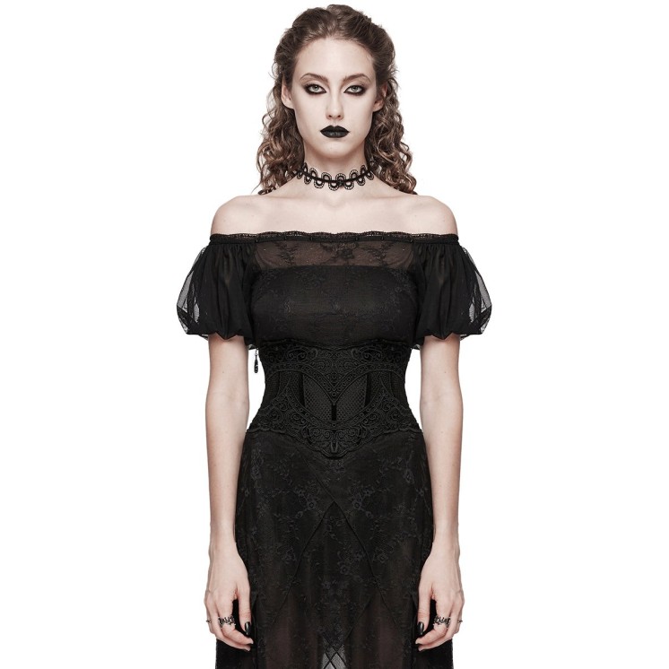 Elegant Lace Applique Cincher Corset
