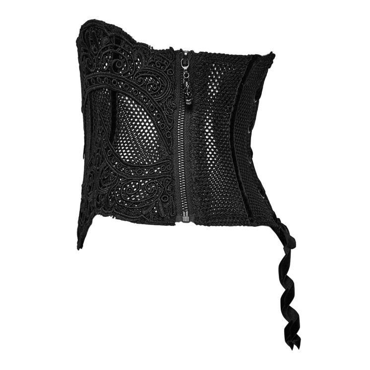 Elegant Lace Applique Cincher Corset