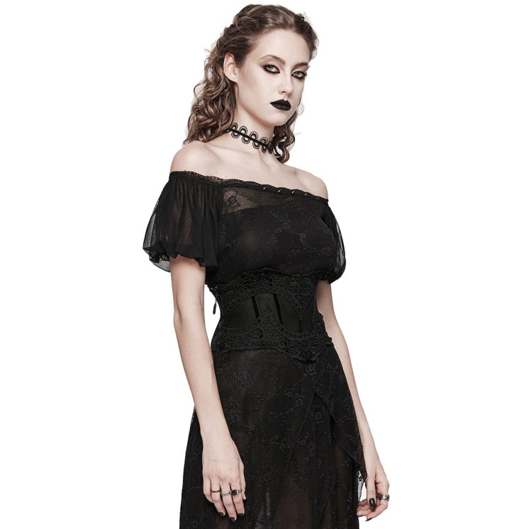 Elegant Lace Applique Cincher Corset