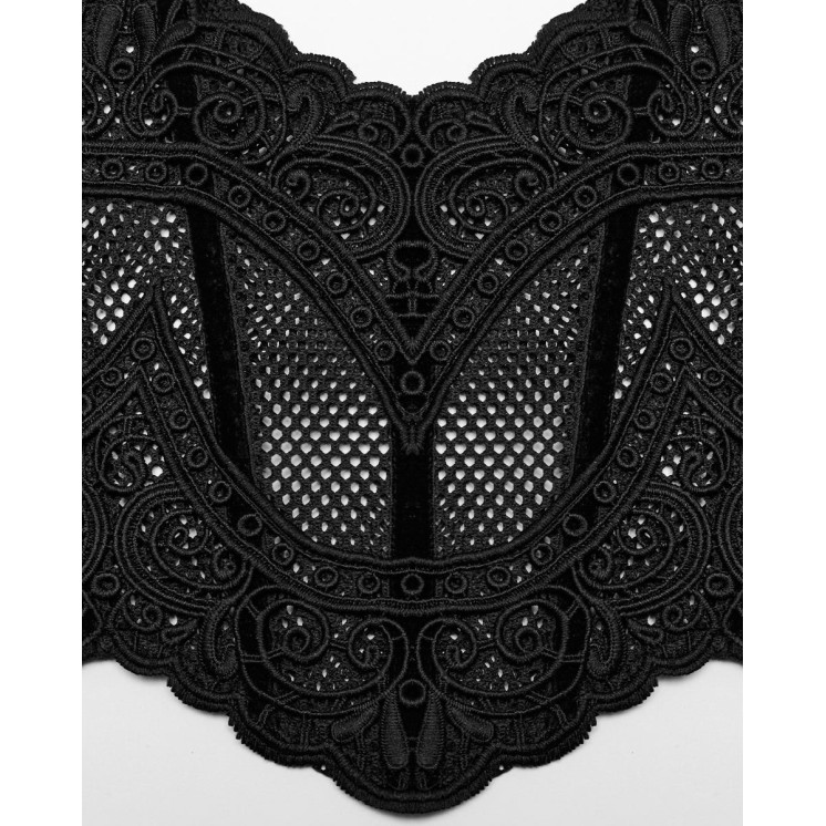 Elegant Lace Applique Cincher Corset