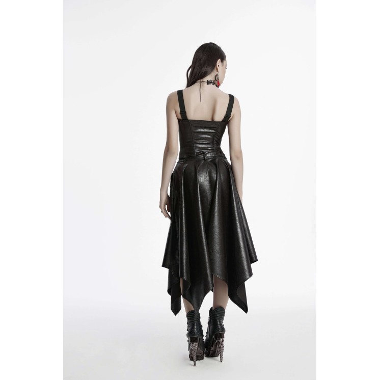 Myra Faux Leather Skirt