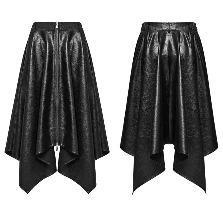 Myra Faux Leather Skirt