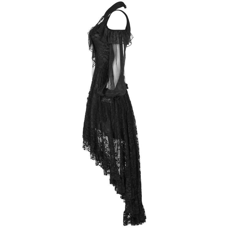 Gothic Floral Lace Dress