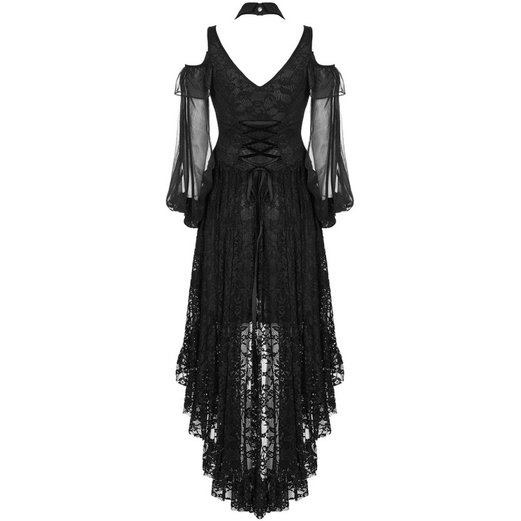Gothic Floral Lace Dress