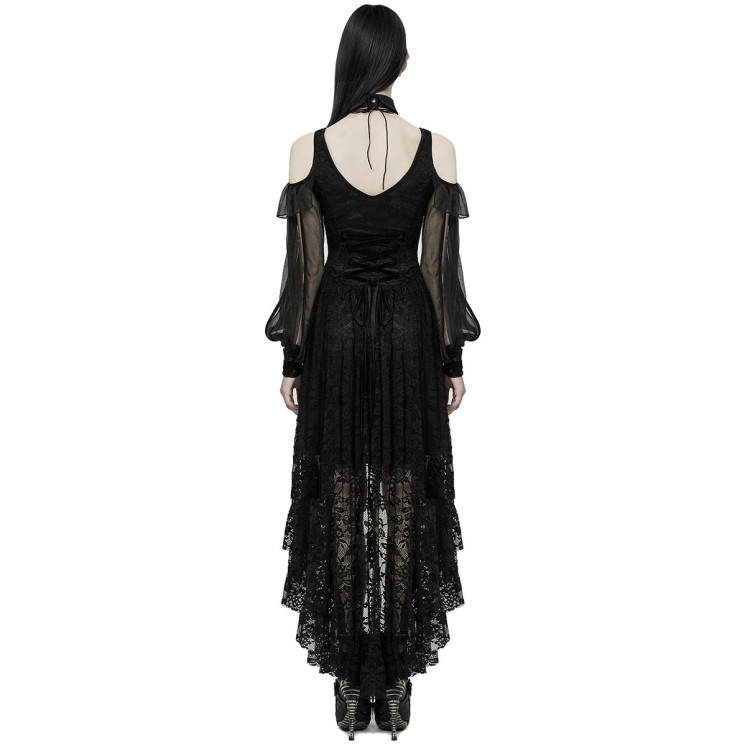 Gothic Floral Lace Dress