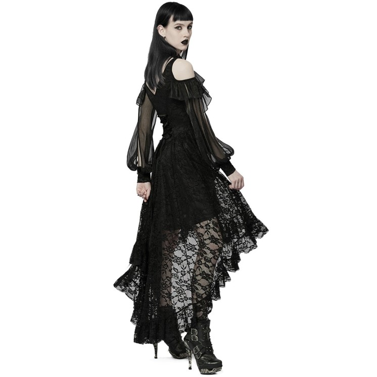 Gothic Floral Lace Dress
