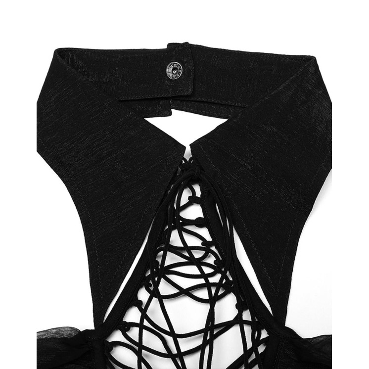 Gothic Floral Lace Dress