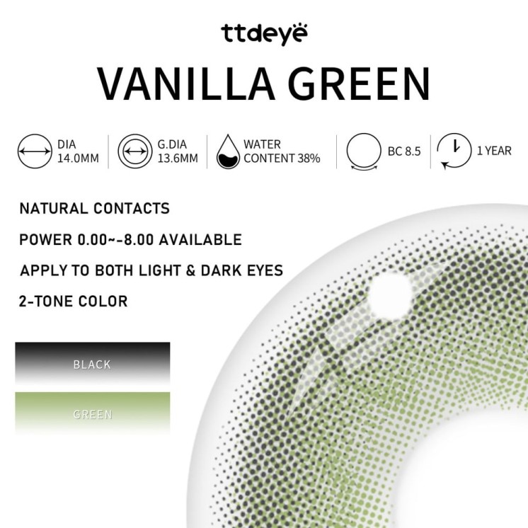 TTDEYE vanilla Green