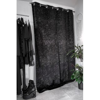 Moon Bloom Velvet Curtain