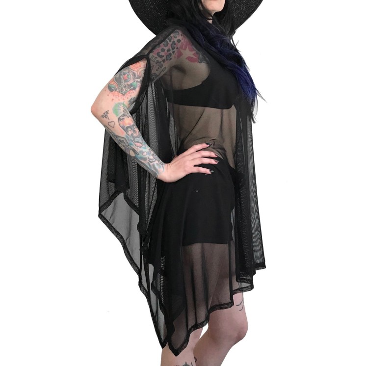 Mesh Rhiannon Flowing Tunic Top