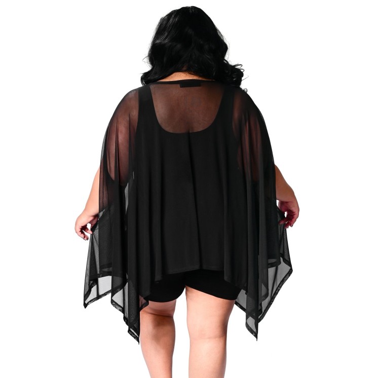 Mesh Rhiannon Flowing Tunic Top