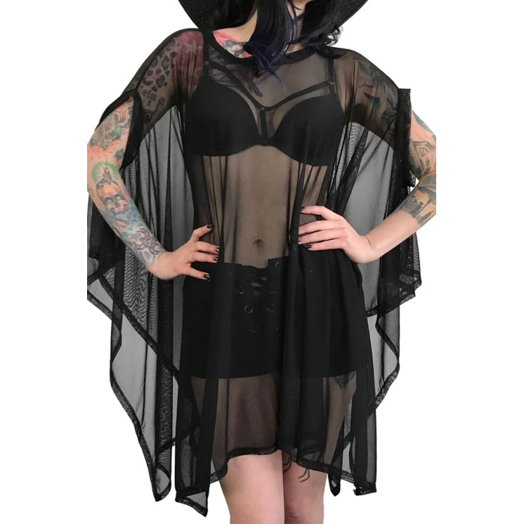 Mesh Rhiannon Flowing Tunic Top