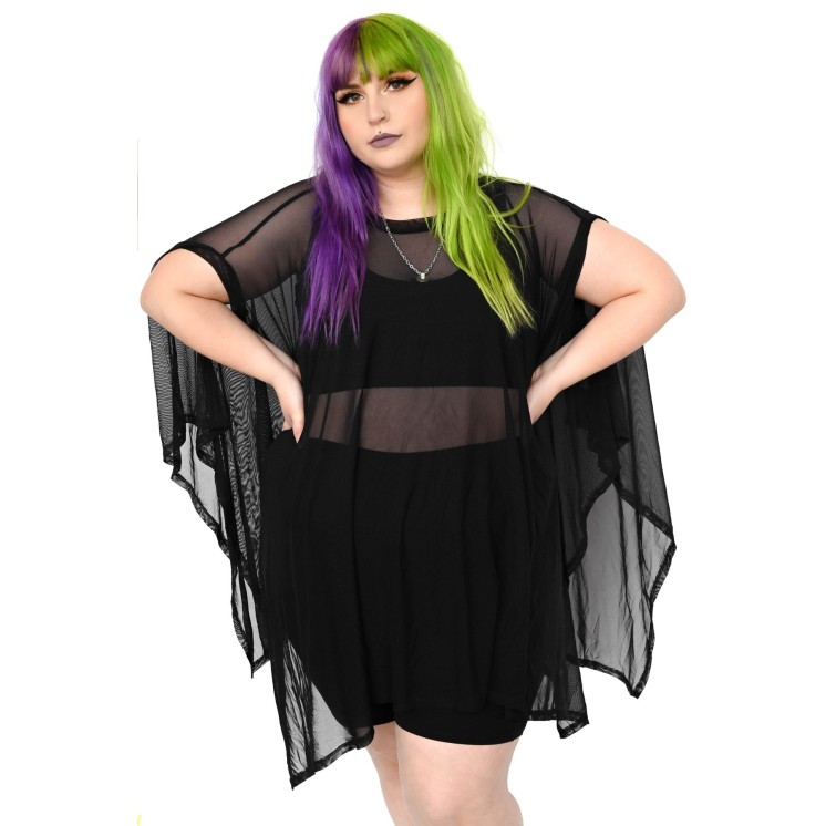 Mesh Rhiannon Flowing Tunic Top