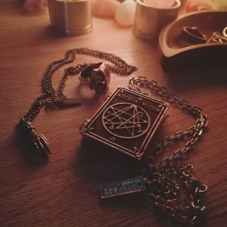 Necronomicon Book Necklace