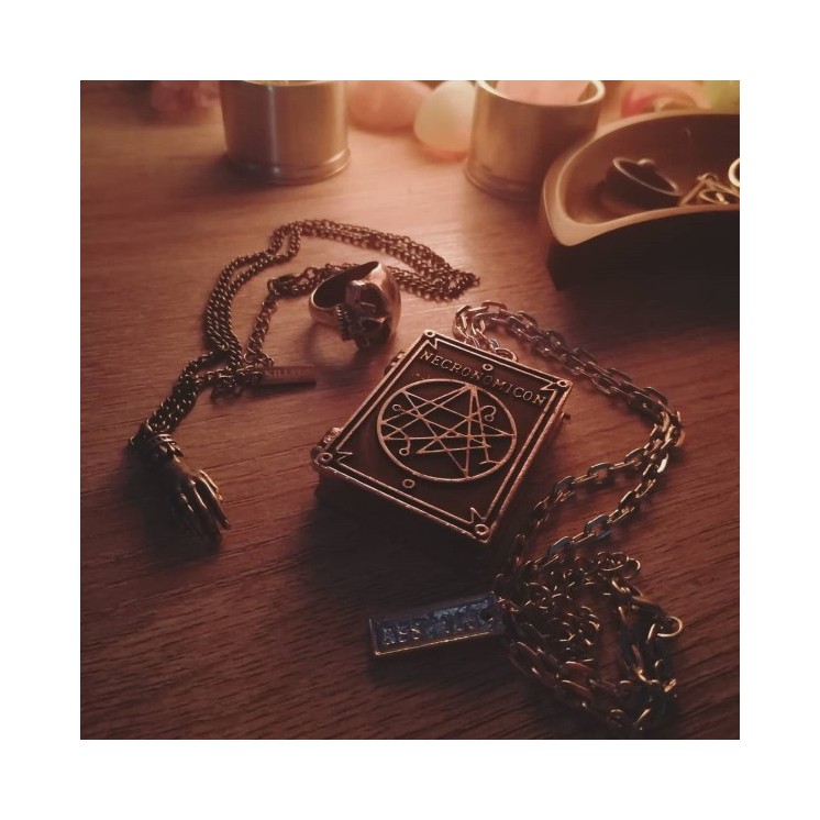 Necronomicon Book Necklace
