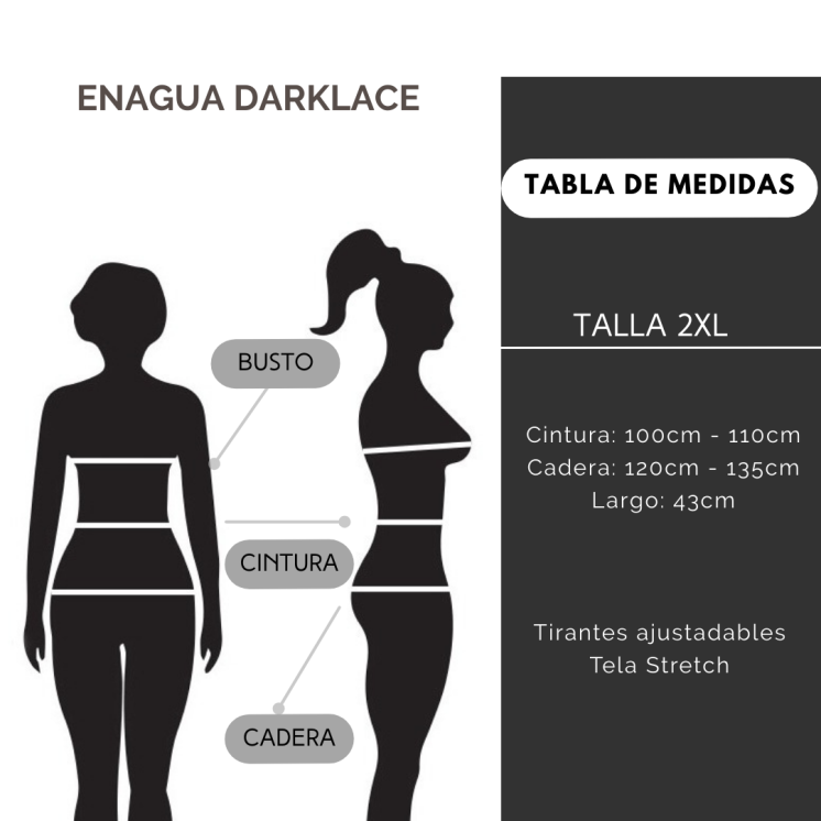 Enagua Darklace - MissDarcy