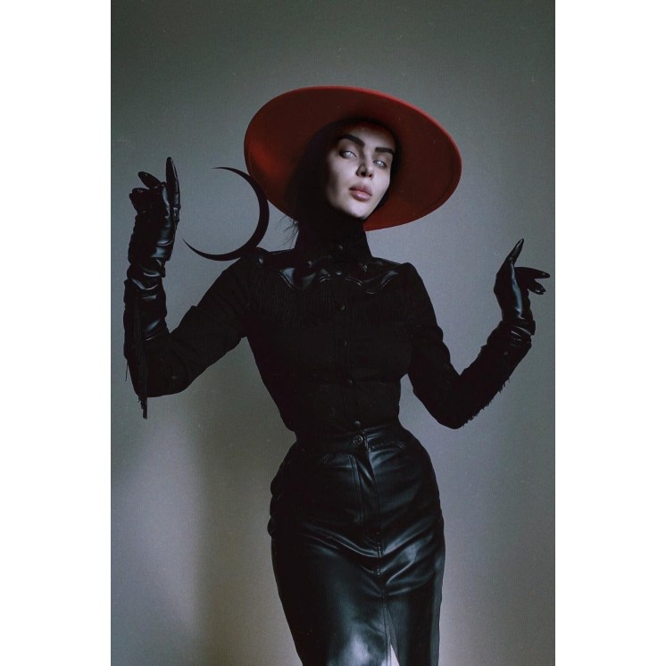 American Gothic Hat Red