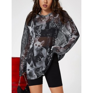 Blusa Kitty Oversized - MissDarcy