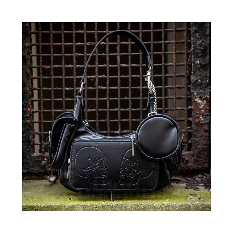 Black Twin Terror Shoulder Bag