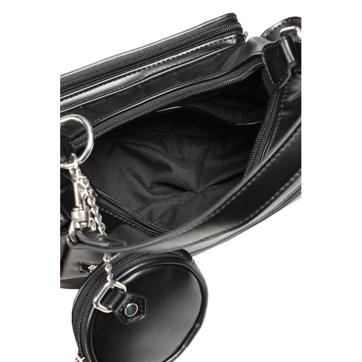 Black Twin Terror Shoulder Bag