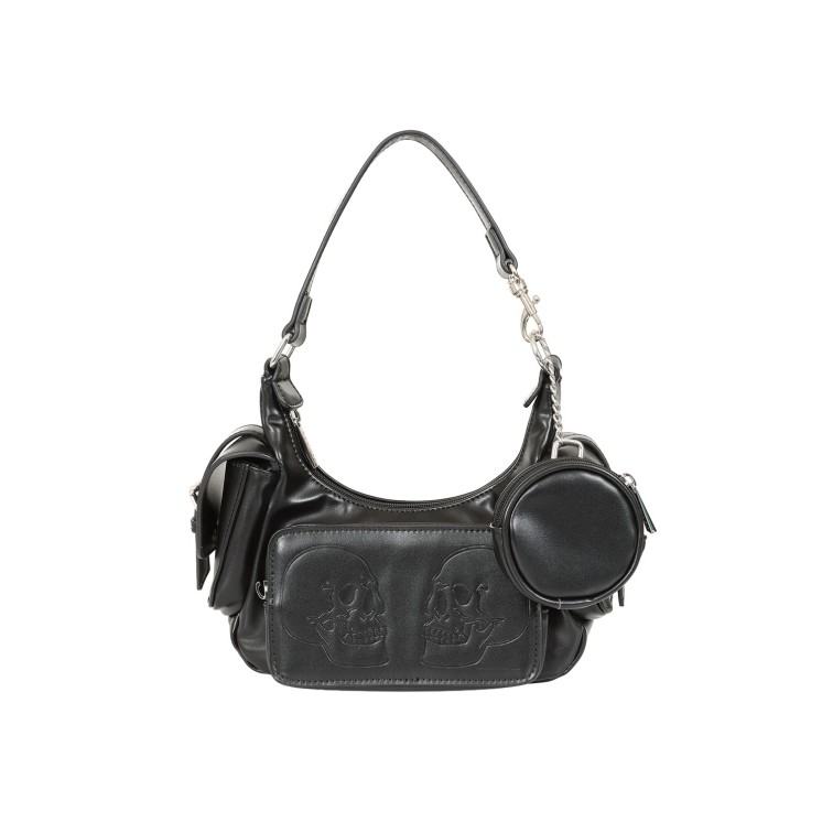 Black Twin Terror Shoulder Bag