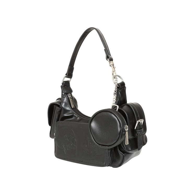 Black Twin Terror Shoulder Bag