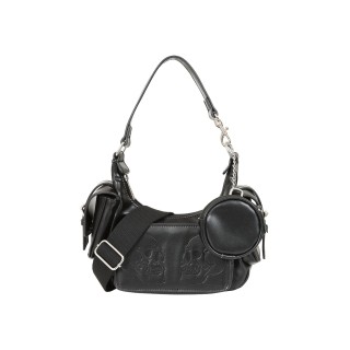 Black Twin Terror Shoulder Bag