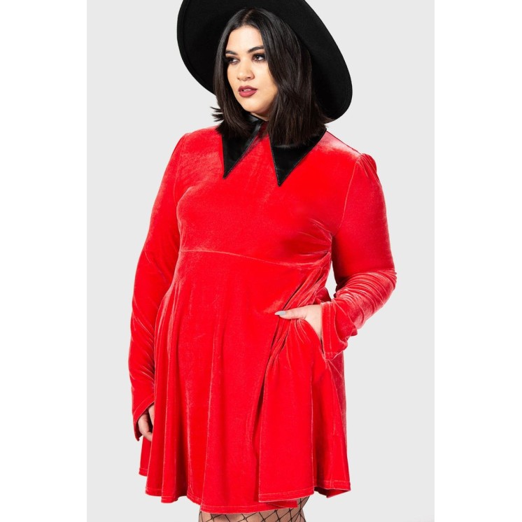 Cathedral II Skater Dress [RED]