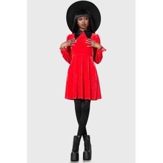 Cathedral II Skater Dress [RED]