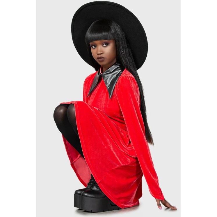 Cathedral II Skater Dress [RED]
