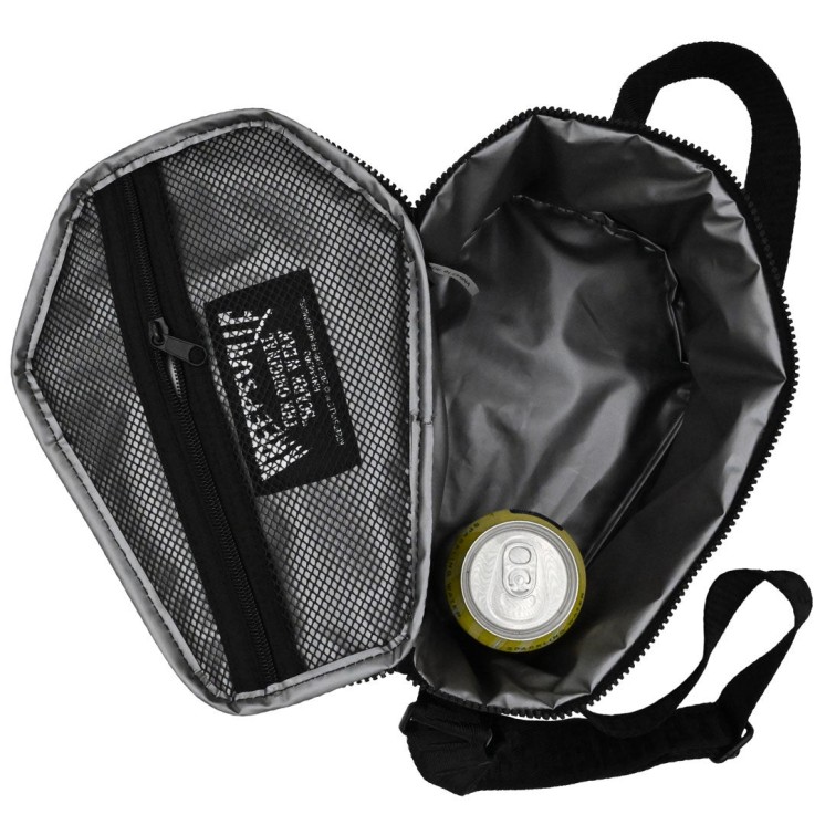 Death Repeat Coffin Insulated Lunch Bag
