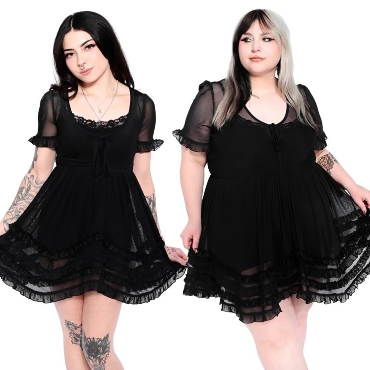 Coralie Mesh Dress