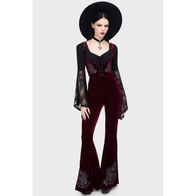 A Devils Rose Flares