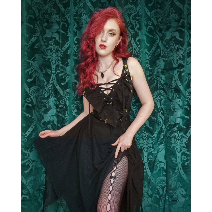 Anshee Lace-Up Dress