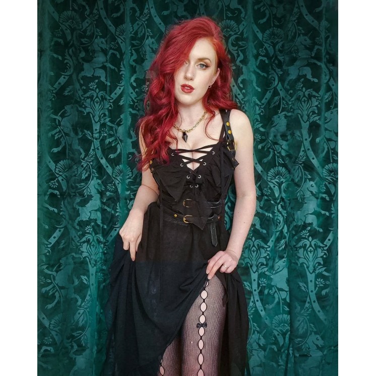 Anshee Lace-Up Dress