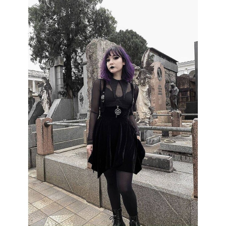 Vampfire Suspender Skirt