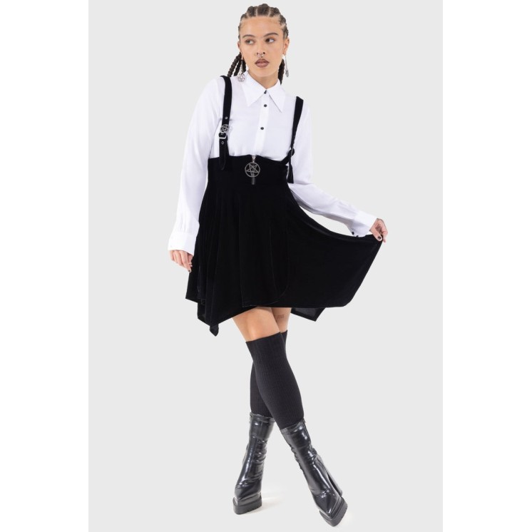 Vampfire Suspender Skirt