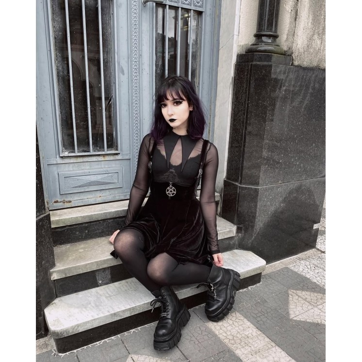 Vampfire Suspender Skirt