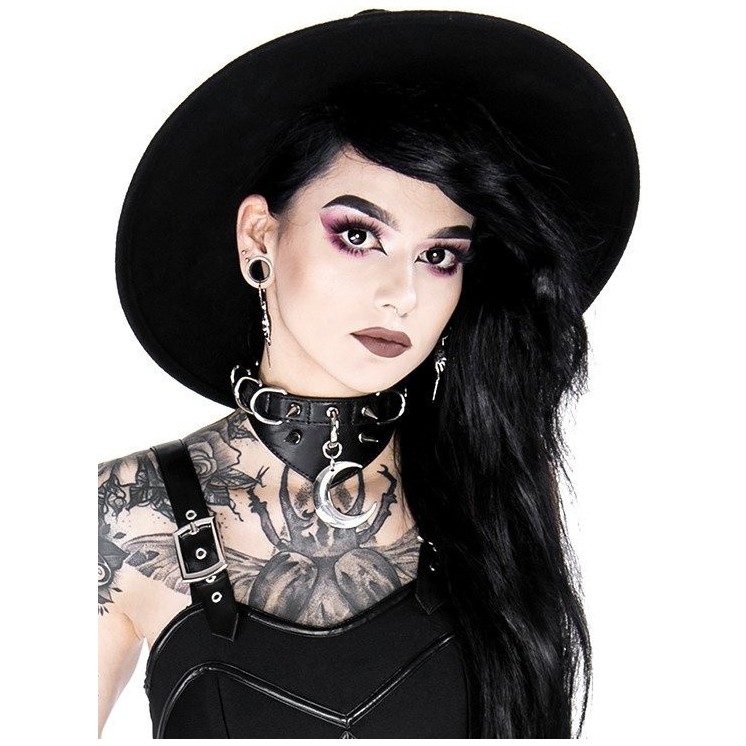 Gothic Choker Moon Collar