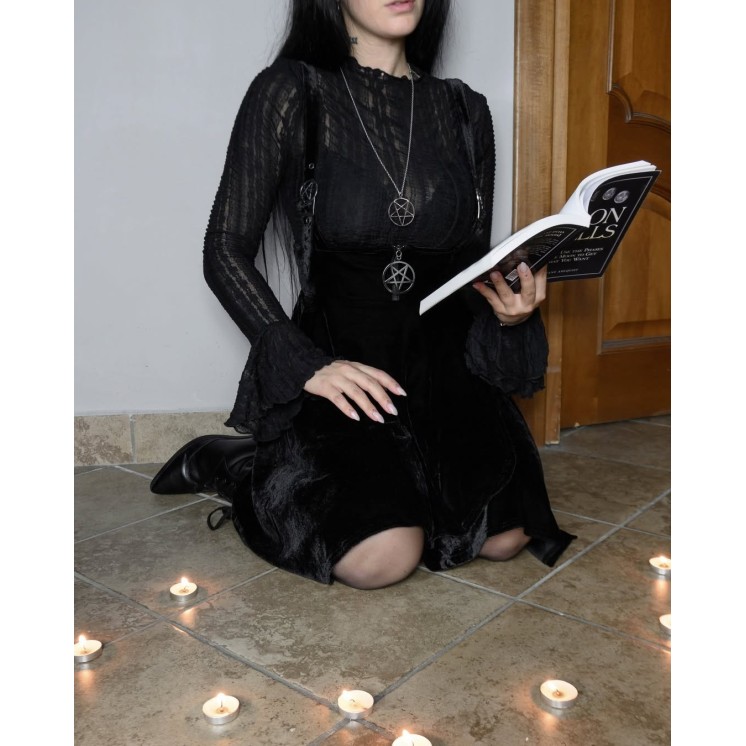 Vampfire Suspender Skirt