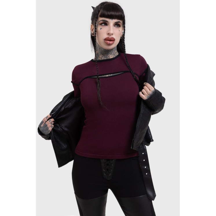 Abyssal Elegy Knitted Top