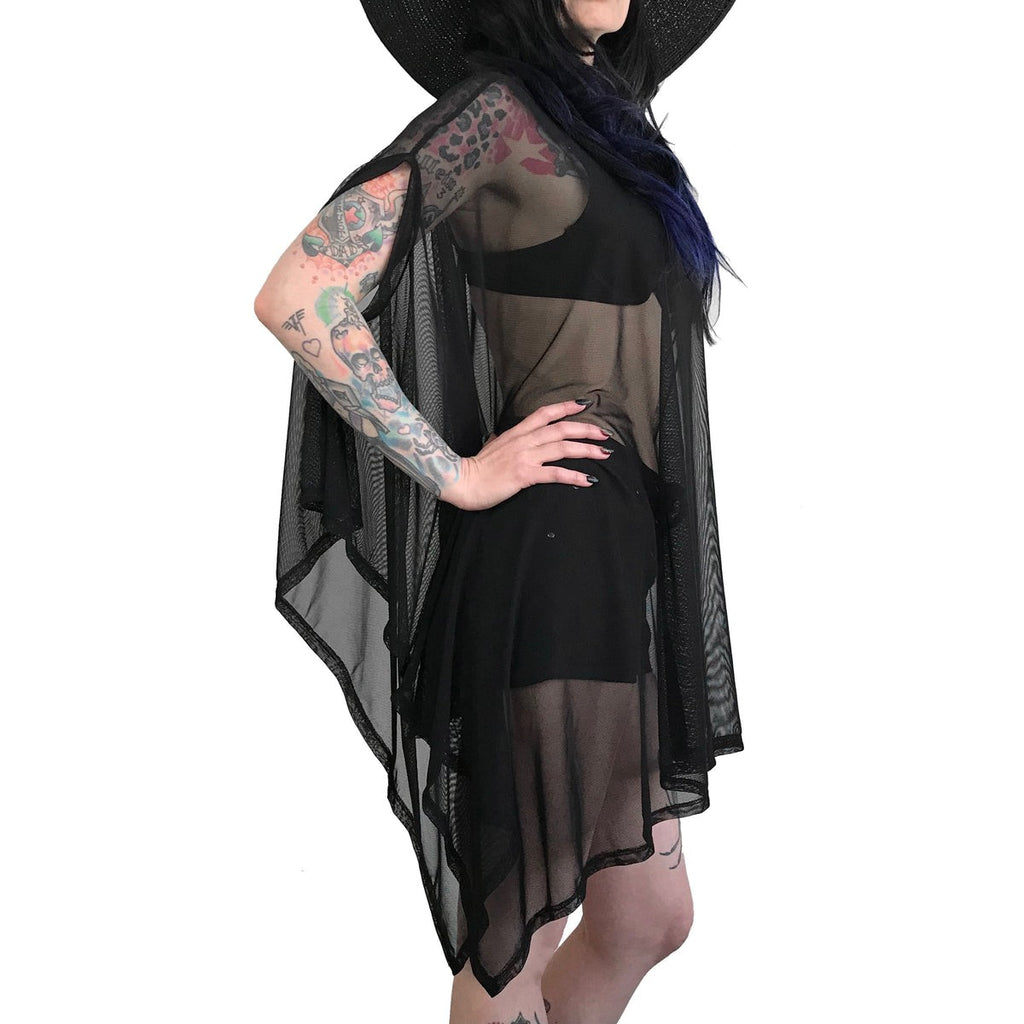 Mesh Rhiannon Flowing Tunic Top