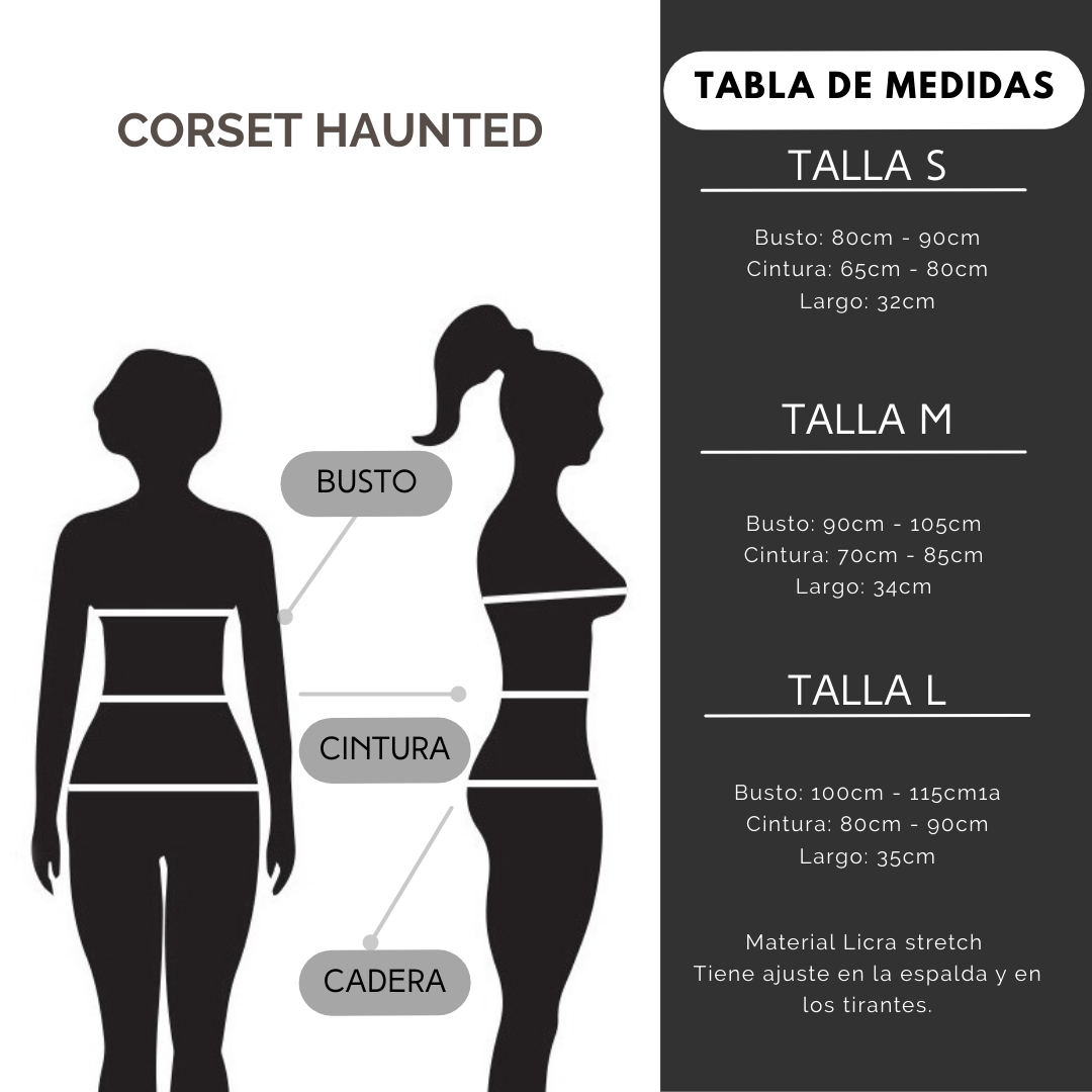 Blusa Corset Haunted