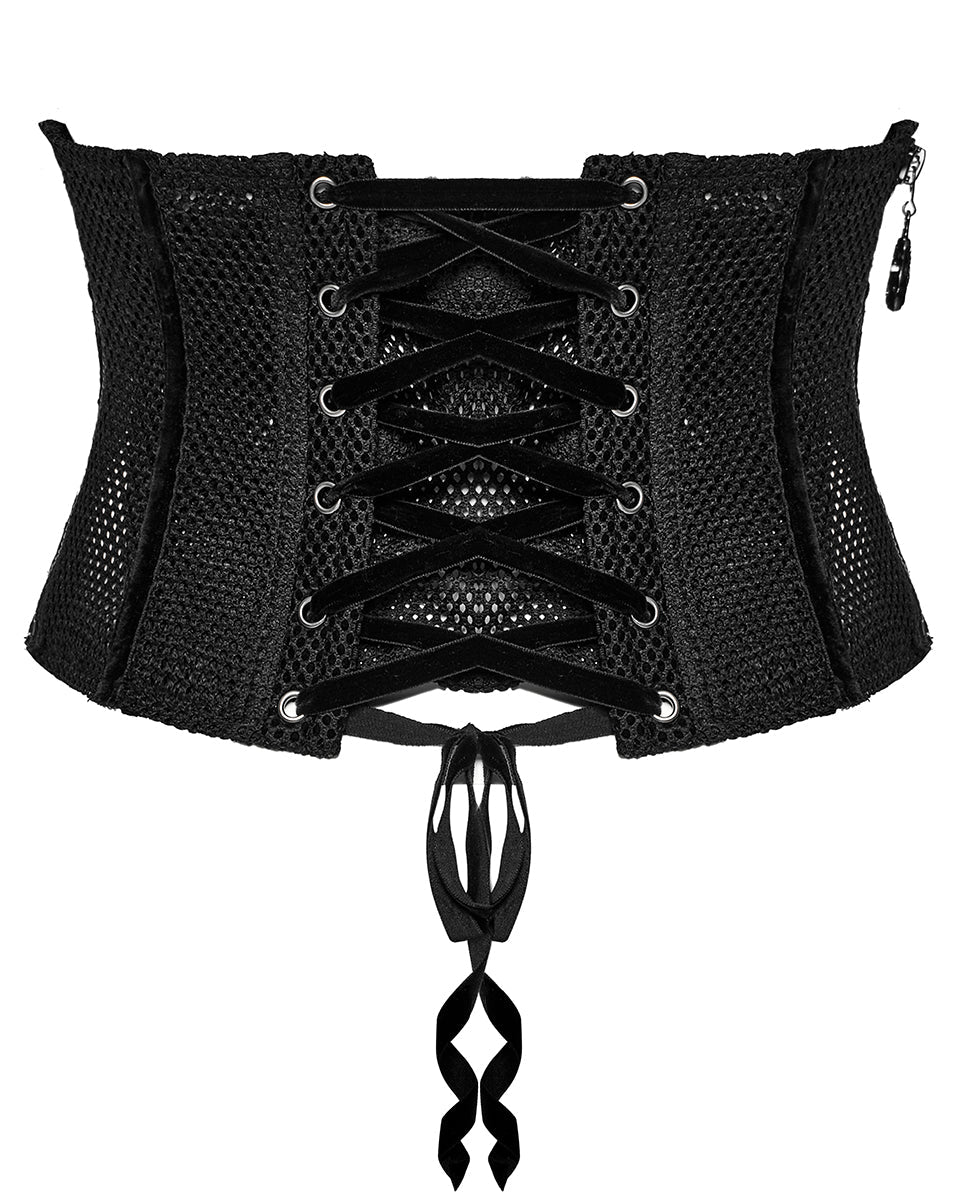 Elegant Lace Applique Cincher Corset