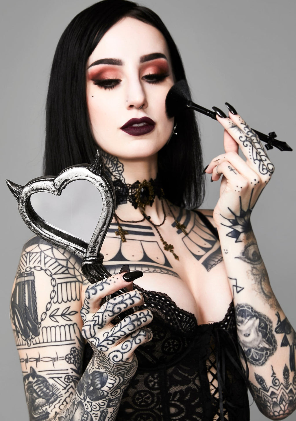 Espejo Devil's Heart Hand