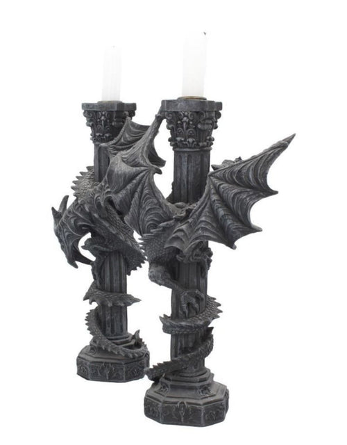Candelabros Columnas de Dragones